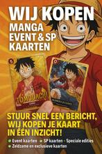 One Piece TCG - Manga Events en SP Kaarten!, Hobby en Vrije tijd, Ophalen of Verzenden, Zo goed als nieuw, Losse kaart, Foil