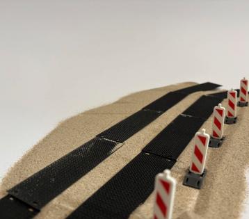 Kunstof rijplaten met transportframe schaal 1:32 AWL3D beschikbaar voor biedingen