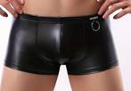 Boxer / slip lederlook maat M, nieuw gay / hetero, Ophalen of Verzenden, Zwart, Boxer