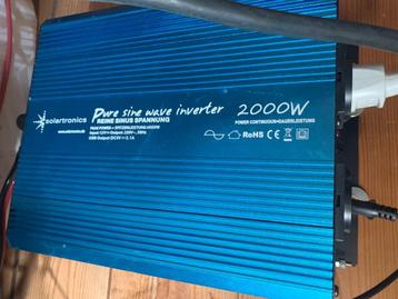 Solartronics 2000W 12V Zuivere Sinus Omvormer beschikbaar voor biedingen