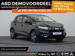 Dacia Sandero TCe 100pk ECO-G Expression | Climate control |, Auto's, Dacia, Voorwielaandrijving, Euro 6, Zwart, Origineel Nederlands