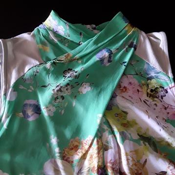 STEPS TOP BLOEMEN GROEN MULTI Z.G.A.N ! 38  beschikbaar voor biedingen