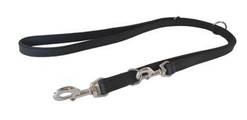 BEEZTEES BZ Verstelbare Hondenriem Nappa Zwart 200 cm KOOPJE beschikbaar voor biedingen