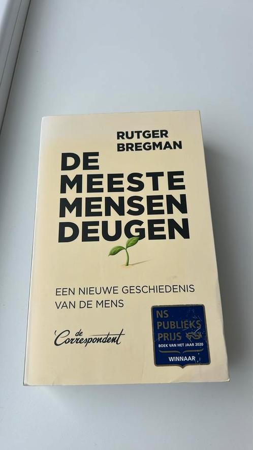 Rutger Bregman - De meeste mensen deugen, Boeken, Overige Boeken, Zo goed als nieuw, Ophalen of Verzenden