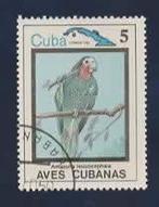 Fauna - Dieren - Papegaai - Cuba - gebr, Ophalen of Verzenden, Gestempeld, Dier of Natuur