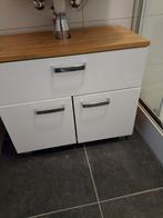 Badkamer kastjes, Huis en Inrichting, Badkamer | Badkamermeubels, Ophalen, (Half)hoge kast, Minder dan 50 cm, Zo goed als nieuw