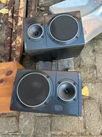 2 vintage Jamo 500 compact geluidboxen, Audio, Tv en Foto, Luidsprekers, Gebruikt, Ophalen of Verzenden, 60 tot 120 watt, Front, Rear of Stereo speakers