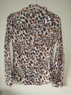 Zeer fraaie 1x gedragen panterprint blouse van Fifth House, Maat 38/40 (M), Overige kleuren, Ophalen of Verzenden, Zo goed als nieuw