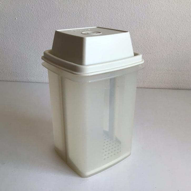 Augurkenpot zuurpot Tupperware pot - wit, Huis en Inrichting, Keuken | Tupperware, Bus of Trommel, Wit, Ophalen of Verzenden