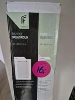 Witte bamboe rolgordijnen, Huis en Inrichting, Stoffering | Gordijnen en Lamellen, Ophalen of Verzenden, Nieuw