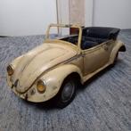 Leuke oude VW Kever/beetle.   Steen/hout/metaal., Antiek en Kunst, Antiek | Speelgoed, Ophalen of Verzenden