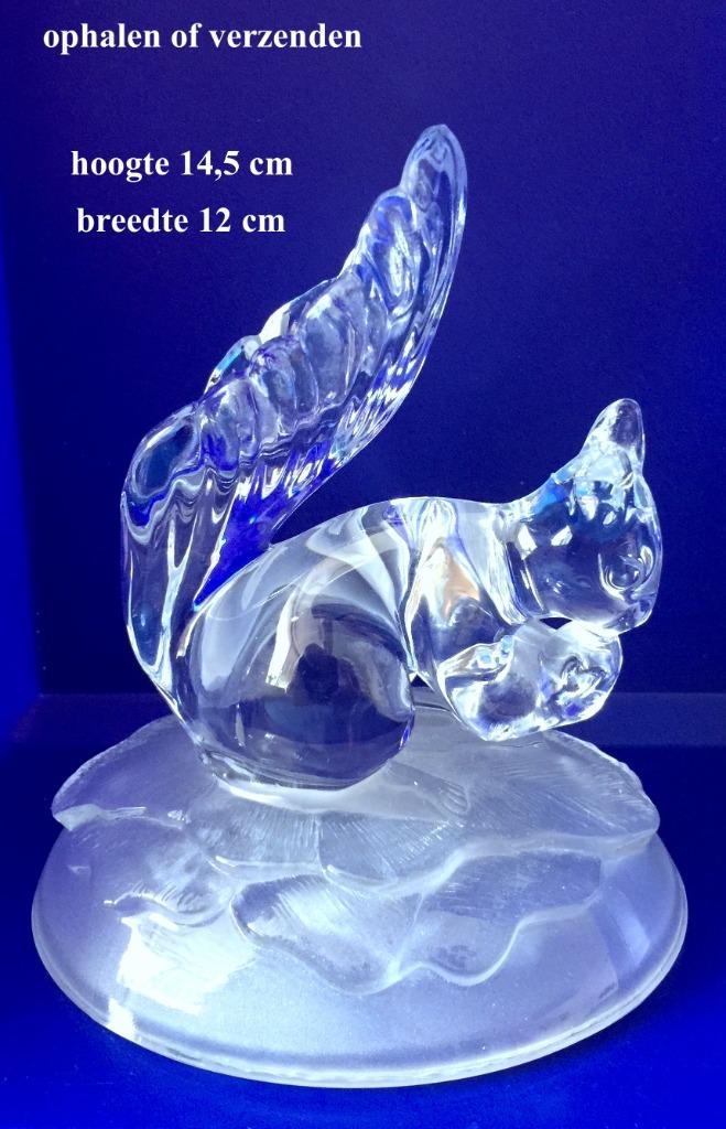 EEKHOORN Cristal d'Arques Glas Kristal dierfiguur, Antiek en Kunst, Antiek | Glas en Kristal, Ophalen