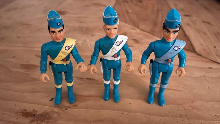 Thunderbirds 3 Figuren Matchbox 1992, Kinderen en Baby's, Speelgoed | Actiefiguren, Ophalen of Verzenden