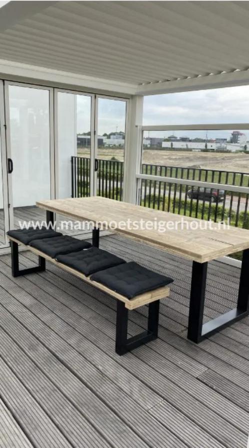 Steigerhout Tuintafel Urbino eettafel GRATIS Levering Actie, Tuin en Terras, Tuintafels, Nieuw, Rechthoekig, Hout, Verzenden