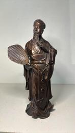 Oosterse man - brons beeld, Antiek en Kunst, Antiek | Koper en Brons, Verzenden