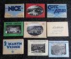 9 oude Fotomapjes  uit o.a. België , Frankrijk en Duitsland, Ophalen of Verzenden