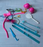 Barbie sportspullen ski helm tennis, Ophalen of Verzenden, Zo goed als nieuw, Barbie
