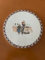 Wandbord, onderzetter Sarreguemines, Antiek en Kunst, Ophalen of Verzenden