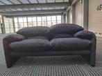 Cassina Maralunga 2-zitsbank, antraciet, refurbished, Gebruikt, Verzenden, Design, 150 tot 200 cm