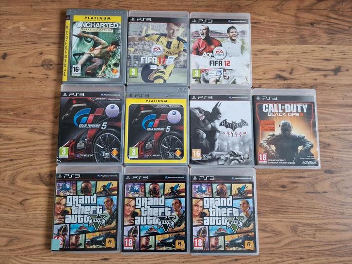 PS3 Games Collectie - GTA, FIFA, Gran Turismo, Spelcomputers en Games, Games | Overige, Gebruikt, Avontuur en Actie, 1 speler