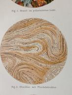 Oude Litho Stenen Kristallen - 1894, Antiek en Kunst, Kunst | Litho's en Zeefdrukken, Ophalen of Verzenden