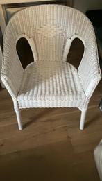 Lloyd Loom Stoeltje, Huis en Inrichting, Stoelen, Wit, Romantisch, Riet of Rotan, Ophalen of Verzenden