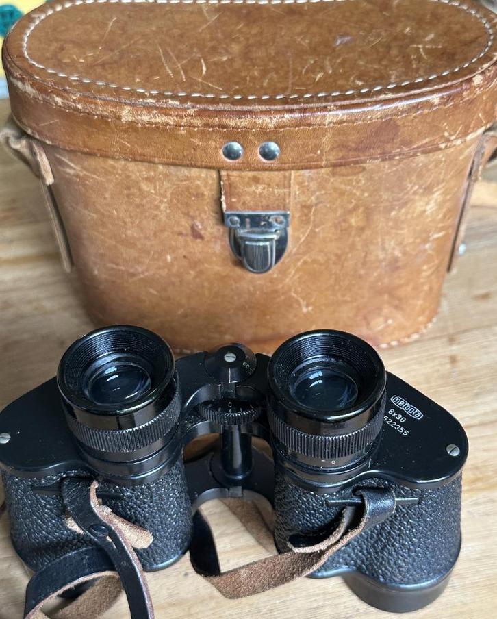 Meopta 8x30 kwaliteits verrekijker met lederen hoes, Audio, Tv en Foto, Optische apparatuur | Verrekijkers, Zo goed als nieuw