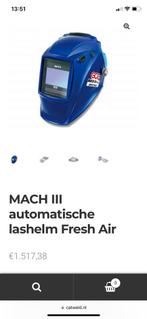 MACH III automatische lashelm Fresh Air, Ophalen of Verzenden, Tig, Zo goed als nieuw