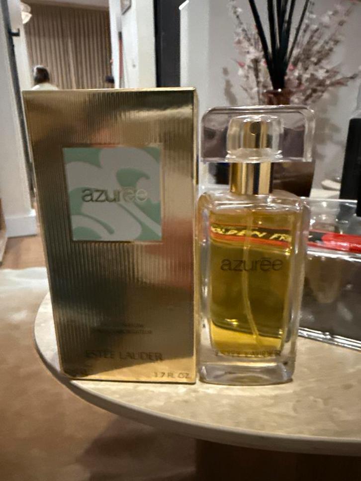 Estee Lauder Azuree Parfum 50ml - Nieuwstaat, Sieraden, Tassen en Uiterlijk, Uiterlijk | Parfum, Zo goed als nieuw, Ophalen of Verzenden