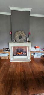 stenen schouw met elektrische sfeer haard, Huis en Inrichting, Haarden, Ophalen, Gebruikt, Elektrische haard
