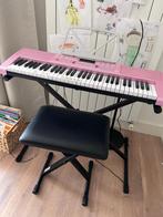 Kinder-keyboard met standaard en kruk, Overige aantallen, Zo goed als nieuw, Met standaard, Ophalen