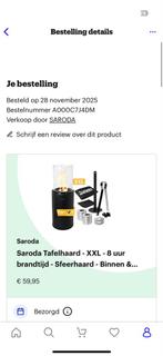 Bio Ethanol Haard - Sfeervol & Modern, Tuin en Terras, Ophalen, Nieuw