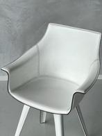 Kab eetkamerstoel Karim Rashid Frighetto Italy design stoel, Gebruikt, Wit, Design, Leer