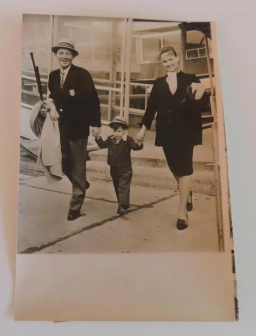 Uit inboedel:Persfoto ANPfoto BING CROSBY 26 aug 1961 London, Verzamelen, Foto's en Prenten, Gebruikt, Foto, Overige onderwerpen