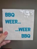 Tegeltje 'BBQ weer...' (leuk voor vaderdag), Huis en Inrichting, Woonaccessoires | Tekstborden en Spreuken, Ophalen of Verzenden