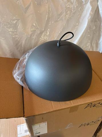 Hanglamp antraciet/wit beschikbaar voor biedingen