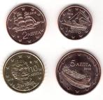 1, 2, 5 en 10 Eurocent Griekenland 2018 - UNC, Postzegels en Munten, Munten | Europa | Euromunten, Verzenden, Griekenland, Overige waardes