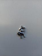 Kettinghanger hond zittend groot, Sieraden, Tassen en Uiterlijk, Kettinghangers, Overige materialen, Verzenden, Nieuw, Zilver