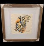 Jan Sierhuis Flamenco aquarel, Antiek en Kunst, Kunst | Schilderijen | Modern, Ophalen of Verzenden