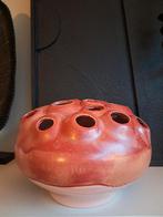 Roze rode vaas, coral, tulpenvaas, Huis en Inrichting, Woonaccessoires | Vazen, Ophalen of Verzenden, Rood, Glas, Minder dan 50 cm