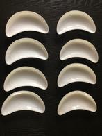8 Visgraat Bordjes - Leuk voor hapjes!, Huis en Inrichting, Keuken | Servies, Gebruikt, Keramiek, Ophalen of Verzenden, Bord(en)