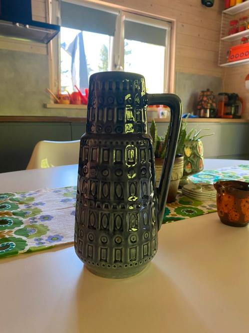 West Germany vaas, 416-26, Huis en Inrichting, Woonaccessoires | Vazen, Zo goed als nieuw, Blauw, Minder dan 50 cm, Aardewerk of Porselein