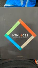 HTML & CSS boek, Nieuw, Programmeertaal of Theorie, Ophalen of Verzenden, Jon Duckett