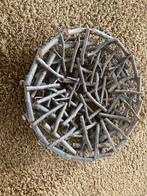 Houten Mandje Decoratie, Huis en Inrichting, Woonaccessoires | Overige, Ophalen, Gebruikt