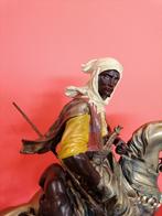 arabier op paardruiters beeld gekleurd, Antiek en Kunst, Ophalen