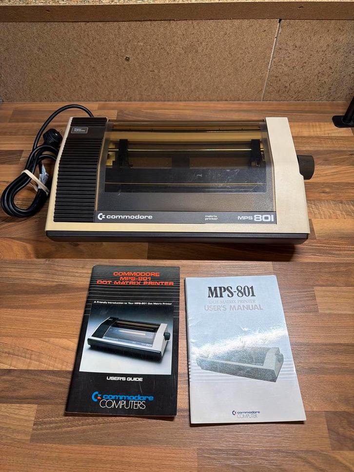 Commodore MPS 801 Matrix Printer, Computers en Software, 3D Printers, Gebruikt, Ophalen of Verzenden