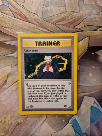 Giovanni First Edition Holo Gym Hero's Challebge 2000 Wotc 2 beschikbaar voor biedingen