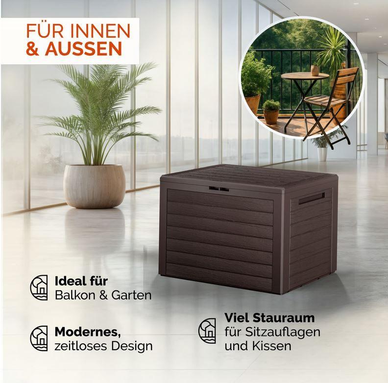 Opbergbox opbergkist tuinkussens kunststof 190L GRTS BEZORGD, Verzenden, P. Venemakade 163c, 9605 PN Kiel-Windeweer, Nieuw, HODO Handelsonderneming
