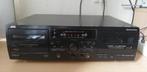 JVC Dubbel Cassette Deck, Ophalen of Verzenden, Dubbel, JVC, Auto-reverse