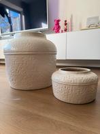 Set van 2 bloempotten, Tuin en Terras, Bloempotten, Ophalen, Rond, Binnen, Aardewerk